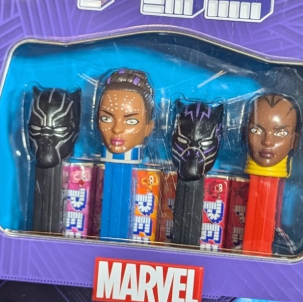 Marvel Black Panther PEZ Dispenser Set of 4 gift Multicolor - Picture 2 of 5